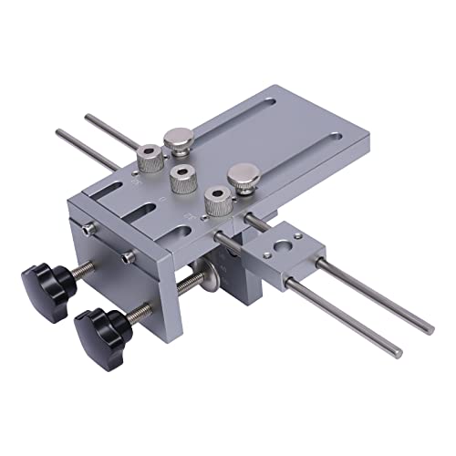 3-in-1 Bohrschablonenset, 6/8/10 mm Pocket Hole Jig Ket, Verstellbare Bohrschablone mit Punchdown Locator, Bohrschablonen-Bohrhilfe für Verschiedene Einrichtungsgegenstände von Areao