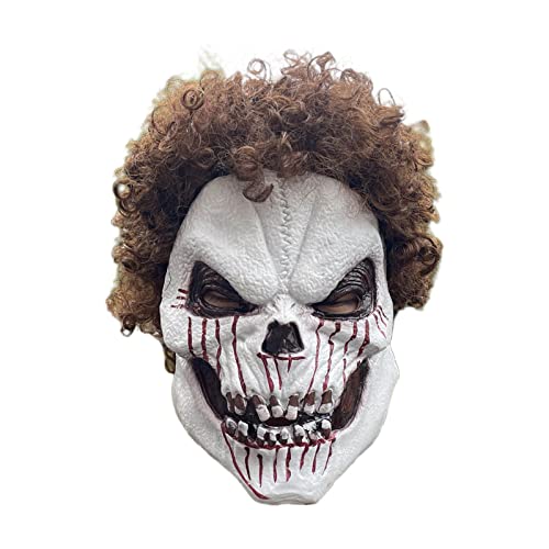 Arecobticy Yapailang Maske, Halloween-Blutschädel Maske, Artefakt, Horror für Gesichtsschutz, Ornament von Arecobticy