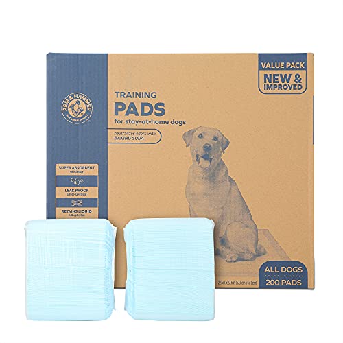 Arm & Hammer for Dogs Trainingspads für Hunde zu Hause, neu und verbessert, super saugfähig, auslaufsicher, Geruchskontrolle, Gesteppte Hundetrainingspads mit Backpulver, 200 Stück, Weiß von Arm & Hammer