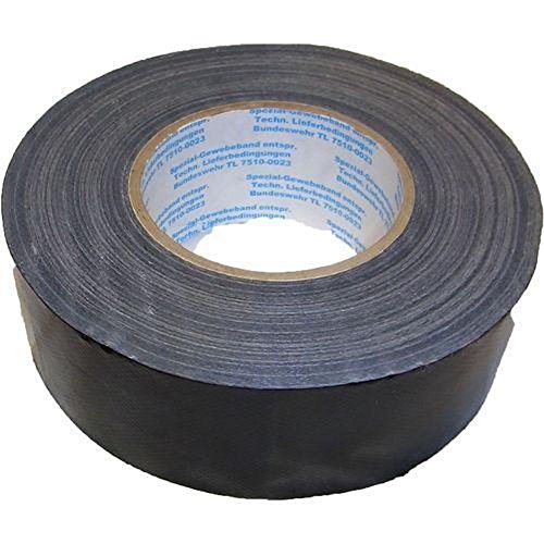 Armeeverkauf SCHWARZES Orig. Bundeswehr Panzertape, Klebeband, 50m lang, 50mm von Armeeverkauf