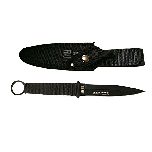 RUI Messer Rettungsmesser TACTICAL Knives Edelstahl Griff + Nylonscheide 31892 von Armeeverkauf