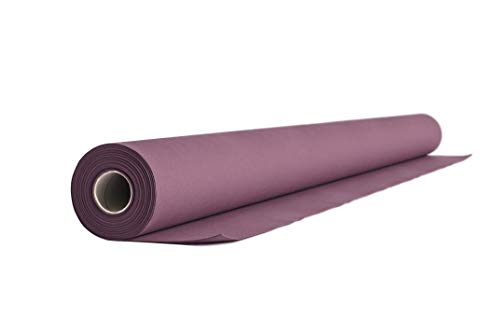 AROBA 1x Airlaid Tischdeckenrolle (Violett, 1,2 m x 24 m) - Stoffähnliche Tischdecke - Hochwertige Tischtuchrolle für Hotel, Catering, Geburtstag, Restaurants, Kommunion, Taufe von AROBA