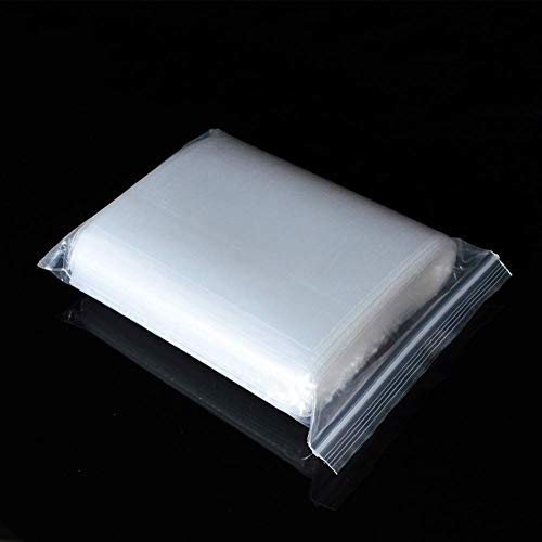 100 Zip Beutel Kleine Plastiktüten Verschluss WiederverschließBare Ziplock Beutel Druckverschlussbeutel Gefrierbeutel Zipper Polybeutel 14x20cm von Arohana