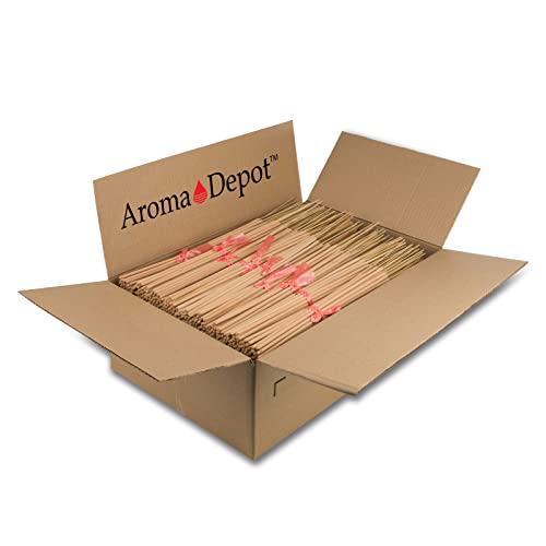 Jumbo-Sticks ohne Duft, 48,3 cm, 100 Bündel, 100 % natürliche Joss- und Bambus-Punk-Rohlinge, fügen Sie alle Aroma Depot Duftöle hinzu, um Ihre eigenen duftenden Räucherstäbchen herzustellen von Aroma Depot