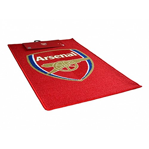 Arsenal FC Offizieller Fußball Teppich , Läufer (Einheitsgröße) (Rot / Gold) von Arsenal F.C.