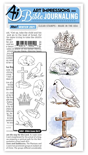 Art Impressions Bible Journaling Clear Stamps-Icons Set 2 -AI5464 von Art Impressions