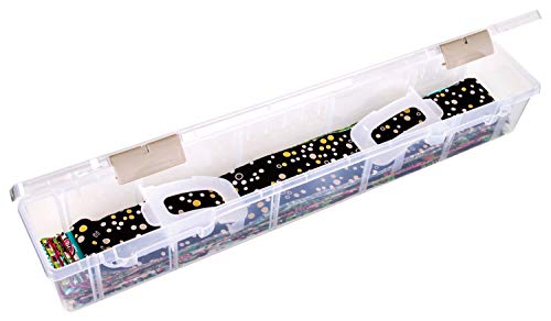 ArtBin 6999AB Stoffstreifen-Etui, 61 x 10,2 x 8,9 cm, durchscheinend, Kunststoff, transparent, x41Ene x420x430x441k von ArtBin