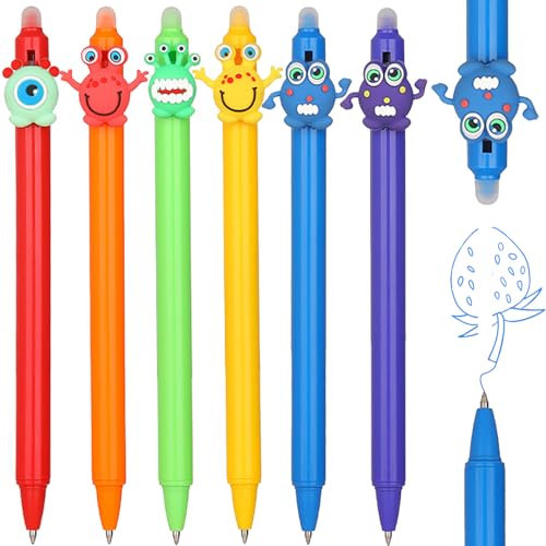 Radierbarer Kugelschreiber Blau Gelstifte Radierbar, Radierstift Tintenroller Tadierbar Tierstifte, Löschbarer Gelstift Radierbare Stifte set,Gelschreiber Radierbar Stifte zum Wegradieren Erasable Pen von Artbiu