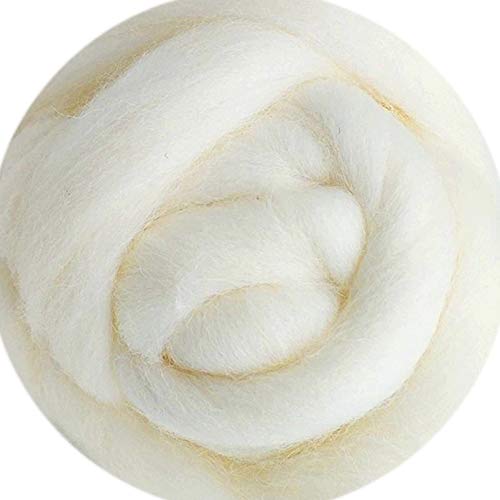 Artec360 10g Filzwolle Märchenwolle Roving filzen Nadelfilzen Super Soft Natural DIY Craft 40 Farboptionen (1) von Artec360