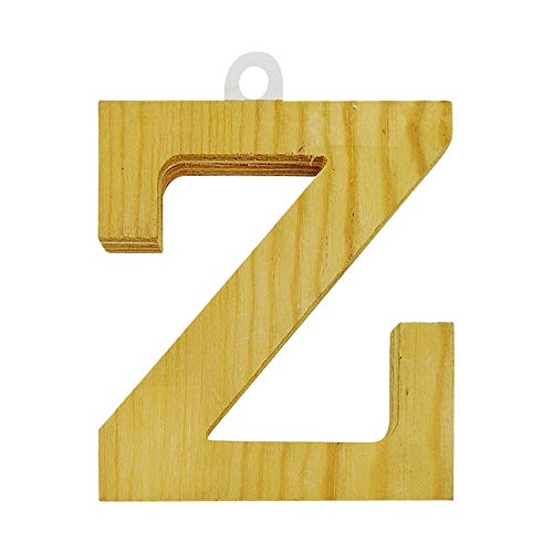 Artemio 11,5 cm, Holz-Buchstabe Z in Großbuchstaben, Beige von Artemio