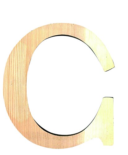 Artemio 11,5 cm Holz – Buchstabe C in Großbuchstaben, beige von Artemio