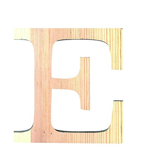 Artemio 11,5 cm Holz Buchstabe E in Großbuchstaben, beige von Artemio