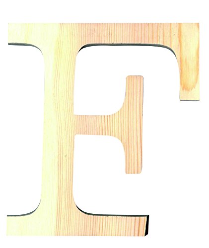 Artemio 11,5 cm Holz Buchstabe F in Großbuchstaben, beige von Artemio