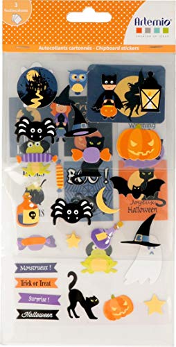 Artemio 11004813 3D-Aufkleber-Set von Halloween von Artemio