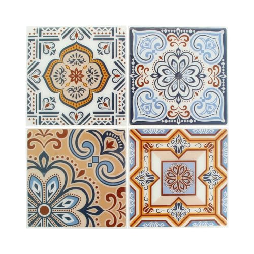 Artemio 22002025 Set mit 4 Aufklebern, Mosaik, Epoxidharz, mehrfarbig, 26,5 x 0,2 x 31 cm von Artemio