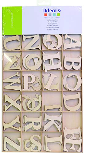 Philips Lighting Philips Artemio 6 cm Holz Alphabet Großbuchstaben, beige von Artemio