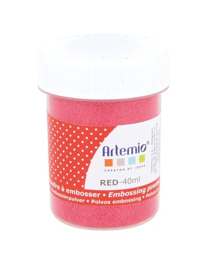 Artemio Artémio Embossing-Puder, Rot, 40 ml von Artemio