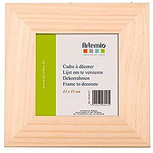 Artemio Bilderrahmen, 13 x 13 cm, Holz, Beige, 21 x 1 x 21 cm von Artemio