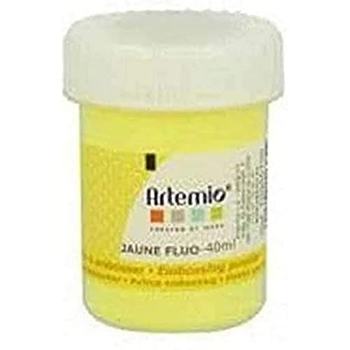 Artemio Embossing-Puder 40ml, Fluo Yellow von Artemio