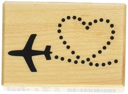 Artemio Holz Stempel - Flug + Herz von Artemio