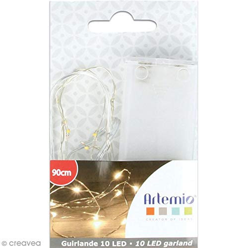 Artemio LED-Lichterkette, Kupfer, 90 cm, 10 Stück von Artemio