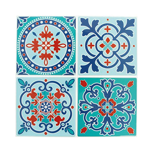 Artemio Set 4 Sticker Mosaik, Epoxidharz, Mehrfarbig, 26,5 x 0,2 x 31 cm von Artemio