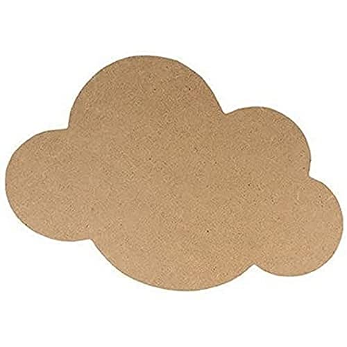 Artemio Silhouette Cloud MDF Ständer 25cm, Holz, 25 cm von Artemio