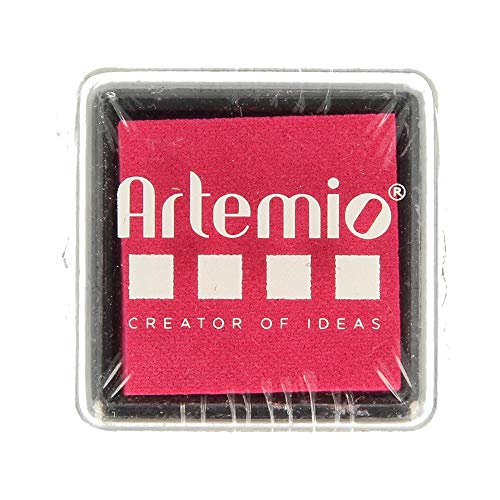 Artemio Stempelkissen trocknendes langsam, Tinte, Rosa, 3 x 2 x 3 cm von Artemio