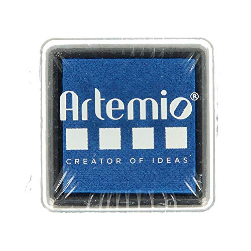 Artemio Stempelkissen trocknendes langsam, Tinte, blau, 3 x 2 x 3 cm von Artemio