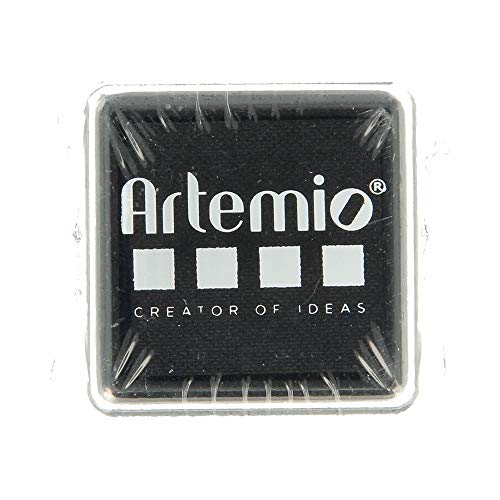 Artemio Stempelkissen trocknendes langsam, Tinte, schwarz, 3 x 2 x 3 cm von Artemio