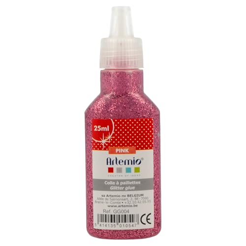 Artemio Glitter Glue 25 ml Pink von Artemio