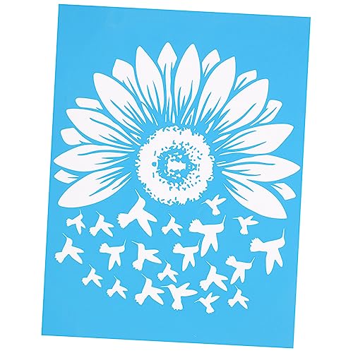 ARTIBETTER 1 Blatt Diy Waschbare Siebdruckschablone Selbstklebendes Mesh Transfer Template für Kreative Projekte und Mehr für Dekoration Karten und Alben ARTIBETTER 1 Blatt Diy Waschbare Siebdruckschablone Selbstklebendes Mesh Transfer Template für Kreative Projekte und Mehr für Dekoration Karten und Alben von Artibetter