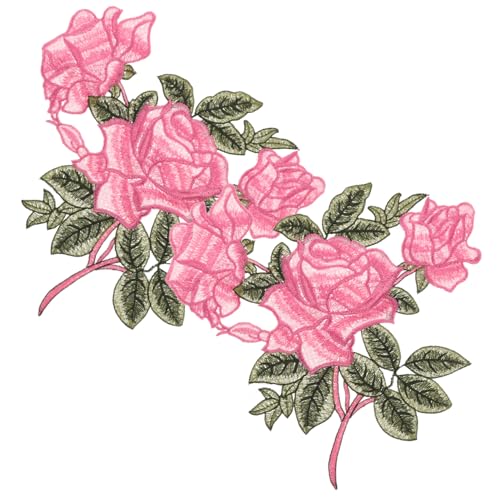 ARTIBETTER 1 Paar Bestickte Rosen Stoffaufkleber Ausbesserungsstiche Flicken Kleidung Auf Nahtstickerei Denim Pink Kleidung Nähen Für Applikationen Erwachsene Blumenapplikation ARTIBETTER 1 Paar Bestickte Rosen Stoffaufkleber Ausbesserungsstiche Flicken Kleidung Auf Nahtstickerei Denim Pink Kleidung Nähen Für Applikationen Erwachsene Blumenapplikation von Artibetter