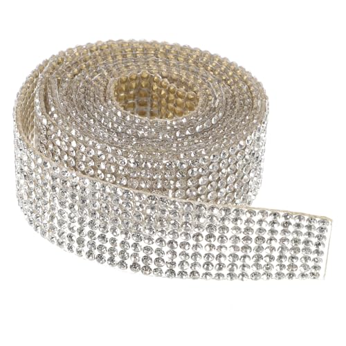 ARTIBETTER 1 Rolle Bling-Wrap Strassband Basteln Strasssteine Dekoration nähen Party Kristall-Strass-Streifen glitzernder Strassstreifen Kostüm Strass- Heißschmelzkleber ARTIBETTER 1 Rolle Bling-Wrap Strassband Basteln Strasssteine Dekoration nähen Party Kristall-Strass-Streifen glitzernder Strassstreifen Kostüm Strass- Heißschmelzkleber von Artibetter