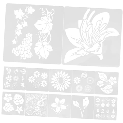 ARTIBETTER 1 Satz Diy Blumenschablonen Flexible Malvorlagen Pet für Wandgestaltung für Blumenprojekte Einfach zu Reinigen und Wiederverwendbar ARTIBETTER 1 Satz Diy Blumenschablonen Flexible Malvorlagen Pet für Wandgestaltung für Blumenprojekte Einfach zu Reinigen und Wiederverwendbar von Artibetter