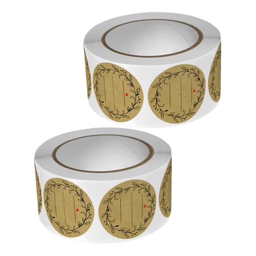 ARTIBETTER 1 Satz Selbstklebende Etikettenaufkleber Verpackungsaufkleber Entfernbare Etiketten Name Klebstoff Geschenksiegelaufkleber Geschenkzubehör Kraftpapier Khaki 2rollen ARTIBETTER 1 Satz Selbstklebende Etikettenaufkleber Verpackungsaufkleber Entfernbare Etiketten Name Klebstoff Geschenksiegelaufkleber Geschenkzubehör Kraftpapier Khaki 2rollen von Artibetter