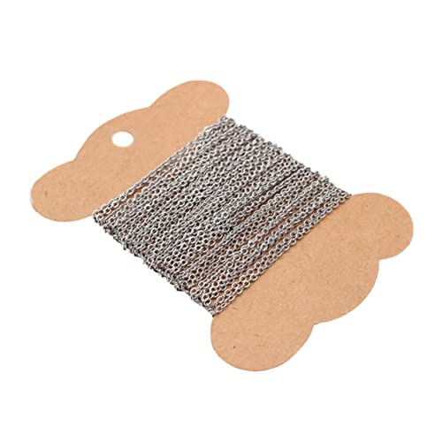 ARTIBETTER 1 Stück Kreuz Abflachungskette Schmuckherstellung Kette Handwerk Stahl Halsketten Dicke Edelstahl Halsketten Für Anhänger Kettenhalskette Langes Kettenglied Echte Dünne ARTIBETTER 1 Stück Kreuz Abflachungskette Schmuckherstellung Kette Handwerk Stahl Halsketten Dicke Edelstahl Halsketten Für Anhänger Kettenhalskette Langes Kettenglied Echte Dünne von Artibetter