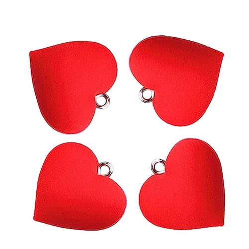 ARTIBETTER 10 Stück Rote Herz Ohrhänger Anhänger Schmuck Zubehör für Diy Schmuckherstellung Bastelmaterial für Armbänder und ARTIBETTER 10 Stück Rote Herz Ohrhänger Anhänger Schmuck Zubehör für Diy Schmuckherstellung Bastelmaterial für Armbänder und von Artibetter