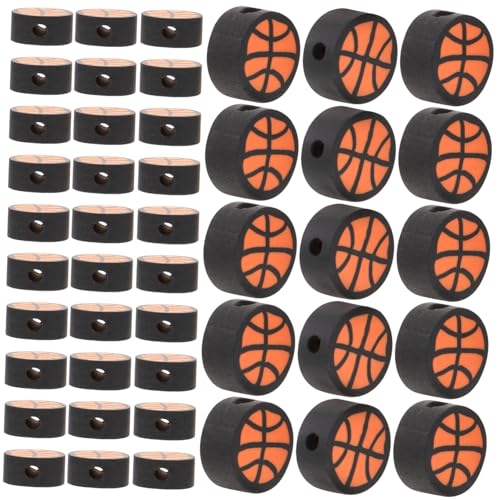 ARTIBETTER 100 Stück Polymer Tonperlen Basketball Abstandshalter für Schmuckherstellung Diy Armband Zubehör Lose Perlen für Projekte und Handwerk ARTIBETTER 100 Stück Polymer Tonperlen Basketball Abstandshalter für Schmuckherstellung Diy Armband Zubehör Lose Perlen für Projekte und Handwerk von Artibetter