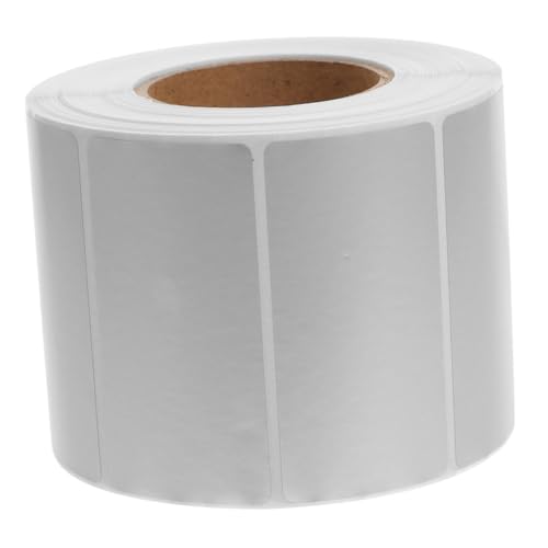 ARTIBETTER 1000 Stück Thermoetikettenpapier Post Groß Vinyl Barcode Druckbar Wasserdichte Namensschilder Rollo-etiketten Papier Für Thermoetikettendrucker Aufkleber Silver ARTIBETTER 1000 Stück Thermoetikettenpapier Post Groß Vinyl Barcode Druckbar Wasserdichte Namensschilder Rollo-etiketten Papier Für Thermoetikettendrucker Aufkleber Silver von Artibetter