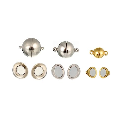 ARTIBETTER 10Stücke Magnetverschlüsse Für Schmuck Starke Sichere Stecker Für Halskette Und Armband Weiß Für DIY Projekte Und Schmuckgestaltung ARTIBETTER 10Stücke Magnetverschlüsse Für Schmuck Starke Sichere Stecker Für Halskette Und Armband Weiß Für DIY Projekte Und Schmuckgestaltung von Artibetter