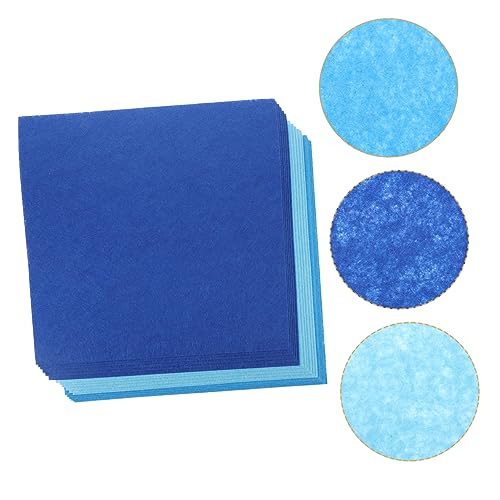 ARTIBETTER 18 Stück Nicht Gewebte Diy-dekoration Filztücher Kinderhandwerk Stoff Zum Nähen Fleecestoff Farbig Brauner Filz Patchwork Nähen Filz Zum Basteln Filzmaterial Blau Polyester ARTIBETTER 18 Stück Nicht Gewebte Diy-dekoration Filztücher Kinderhandwerk Stoff Zum Nähen Fleecestoff Farbig Brauner Filz Patchwork Nähen Filz Zum Basteln Filzmaterial Blau Polyester von Artibetter