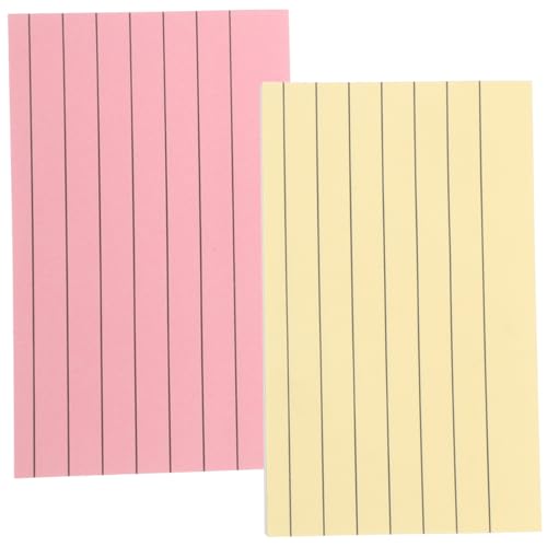 ARTIBETTER 180 Stück Horizontale Leitungssuchkarte Linierte Karteikarte Karteikarten Buntes Papier ARTIBETTER 180 Stück Horizontale Leitungssuchkarte Linierte Karteikarte Karteikarten Buntes Papier von Artibetter