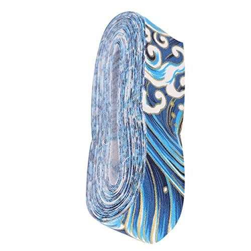 ARTIBETTER 1Rolle Bunt Bedrucktes Baumwollband für DIY Bastelprojekte Weiches Stoffband für Geschenkverpackungen Hochzeitsdekorationen und Bastelideen Blau ARTIBETTER 1Rolle Bunt Bedrucktes Baumwollband für DIY Bastelprojekte Weiches Stoffband für Geschenkverpackungen Hochzeitsdekorationen und Bastelideen Blau von Artibetter