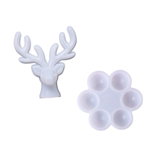 ARTIBETTER 1Satz Silikon Gießform für DIY Schmuckaufbewahrung Eier Design Langlebig und Geruchsneutral für Ohrringe und Bastelprojekte Holzständer und Großem Hirschmotiv ARTIBETTER 1Satz Silikon Gießform für DIY Schmuckaufbewahrung Eier Design Langlebig und Geruchsneutral für Ohrringe und Bastelprojekte Holzständer und Großem Hirschmotiv von Artibetter