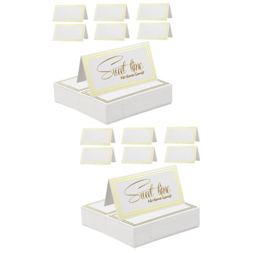 ARTIBETTER 2 Sätze Platzkarten Mit Bronziertem Design Elegante Tischkarten Für Hochzeiten Und Dinnerpartys Dreidimensionale Tischkarten Aus Dickem Einfach Zu Beschriften 60 Stück * 2 ARTIBETTER 2 Sätze Platzkarten Mit Bronziertem Design Elegante Tischkarten Für Hochzeiten Und Dinnerpartys Dreidimensionale Tischkarten Aus Dickem Einfach Zu Beschriften 60 Stück * 2 von Artibetter