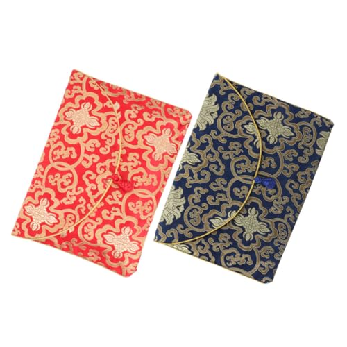 ARTIBETTER 2 Stück Aufbewahrungstasche für Schriften Beutel Büchertasche Seide klein buddhistische Stickerei Aufbewahrungstasche für Stickereien Verpackungstaschen ARTIBETTER 2 Stück Aufbewahrungstasche für Schriften Beutel Büchertasche Seide klein buddhistische Stickerei Aufbewahrungstasche für Stickereien Verpackungstaschen von Artibetter