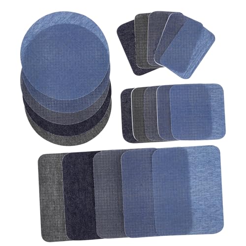 ARTIBETTER 20 Stück Bügelflicken Zum Reparieren Sticken Nähen Jeansflicken Applikationen Risse Löcher Jeanshosen Bunt Ausbessern Aus Nähten Hosenstoff Denim Klebstoff ARTIBETTER 20 Stück Bügelflicken Zum Reparieren Sticken Nähen Jeansflicken Applikationen Risse Löcher Jeanshosen Bunt Ausbessern Aus Nähten Hosenstoff Denim Klebstoff von Artibetter