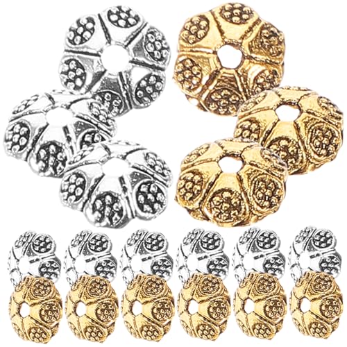ARTIBETTER 200 Stück Schmuck lose Perlen Herstellung klein rostfrei Oval winzig Halsketten-Endkappen Perlenkappen aus Metall Halskette Perlen Perlenketten-Set DIY-Perlen ARTIBETTER 200 Stück Schmuck lose Perlen Herstellung klein rostfrei Oval winzig Halsketten-Endkappen Perlenkappen aus Metall Halskette Perlen Perlenketten-Set DIY-Perlen von Artibetter