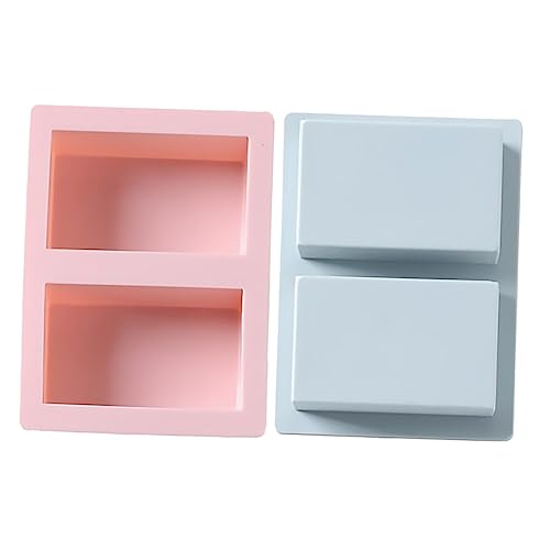 ARTIBETTER 2Stücke Seifenformen Rechteckige DIY Seifenform für Handgemachte und Antihaft für Desserts Kuchen und Pudding Blau ARTIBETTER 2Stücke Seifenformen Rechteckige DIY Seifenform für Handgemachte und Antihaft für Desserts Kuchen und Pudding Blau von Artibetter